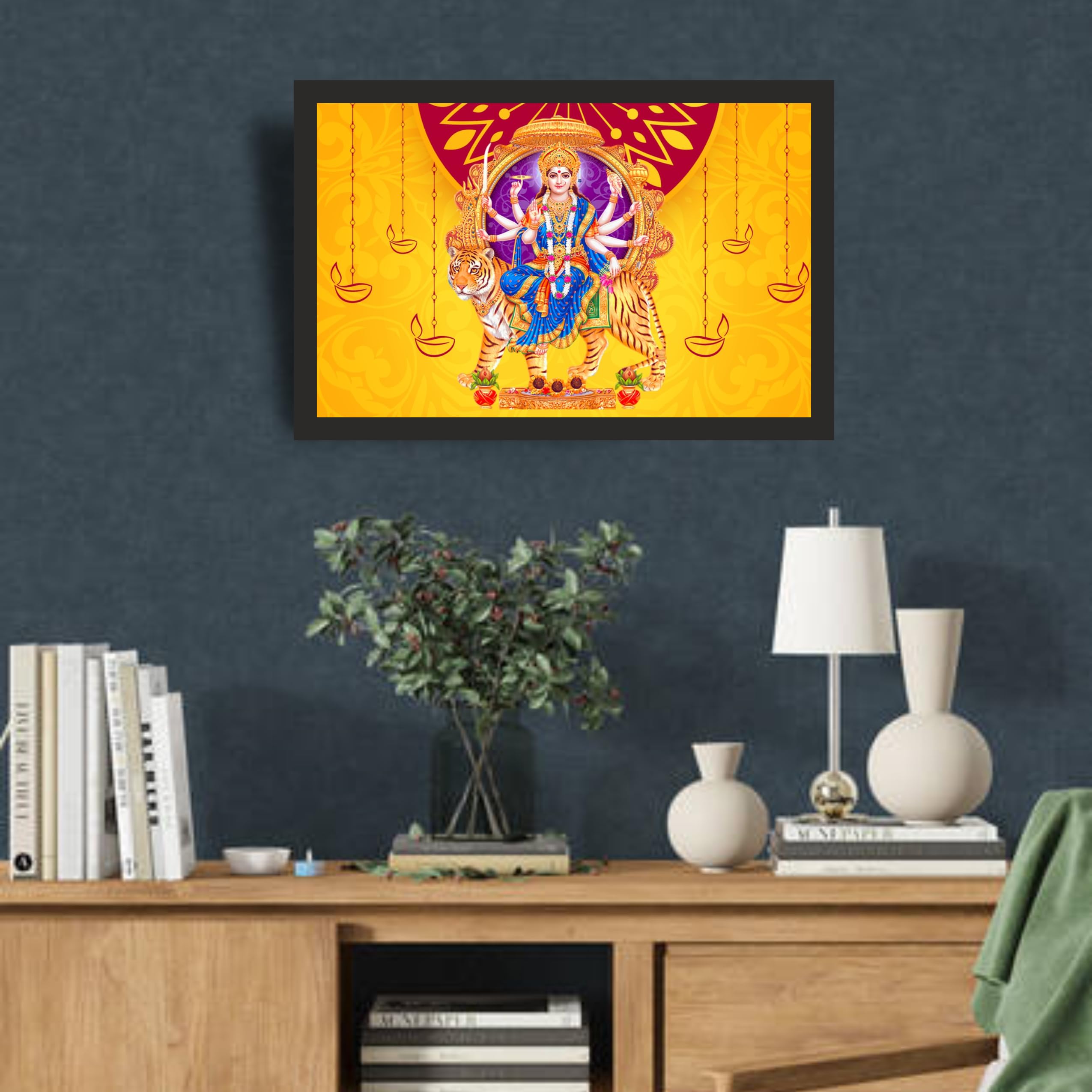 Majestic Maa Durga Wall Art – view 2