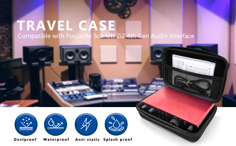 Amazon.com: Musiin Audio Interface Case, Compatible with Focusrite