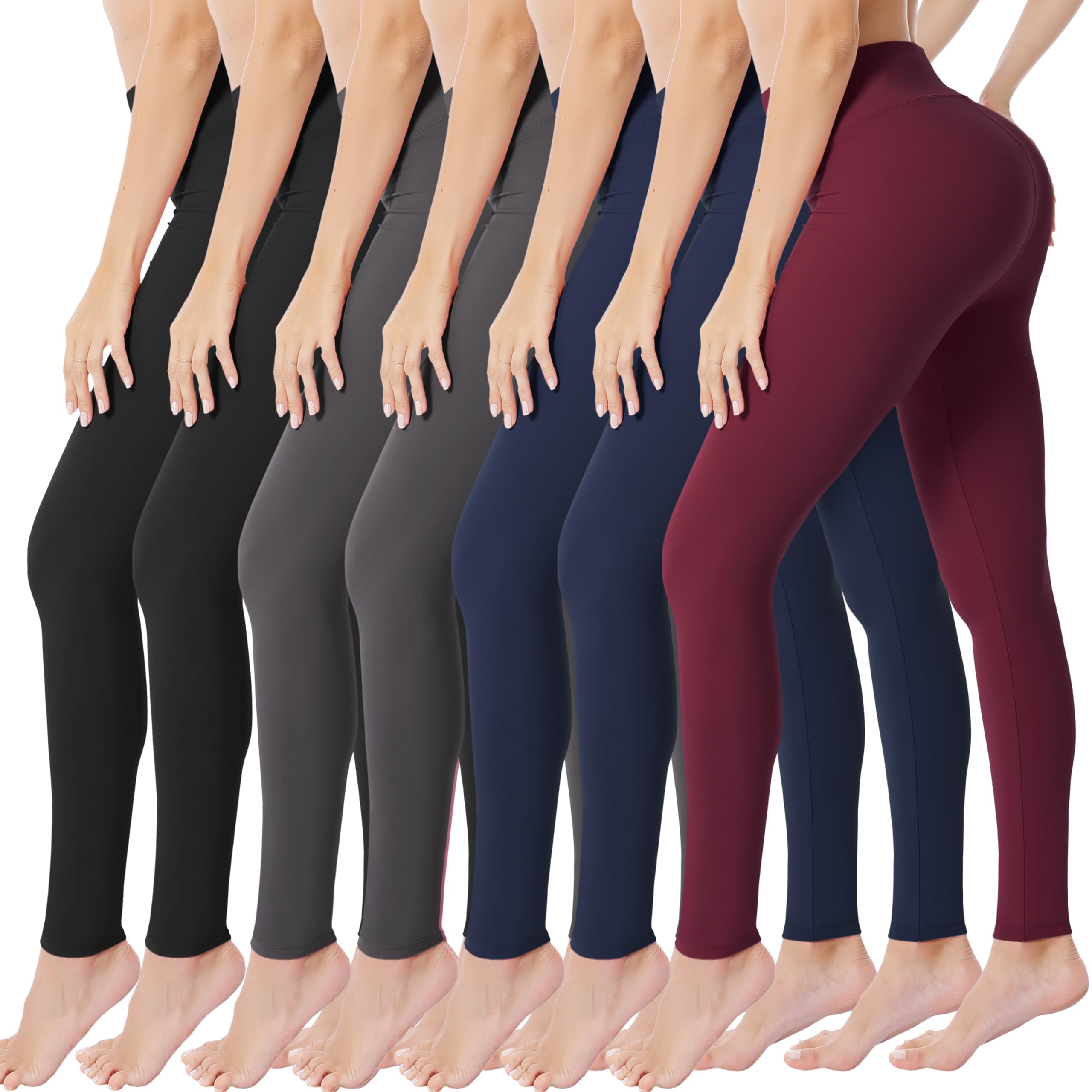 VALANDY Creamlush High Waisted Leggings for Women Buttery Soft Stretchy Tummy Control Workout Yoga Running Pants(S-3XL)