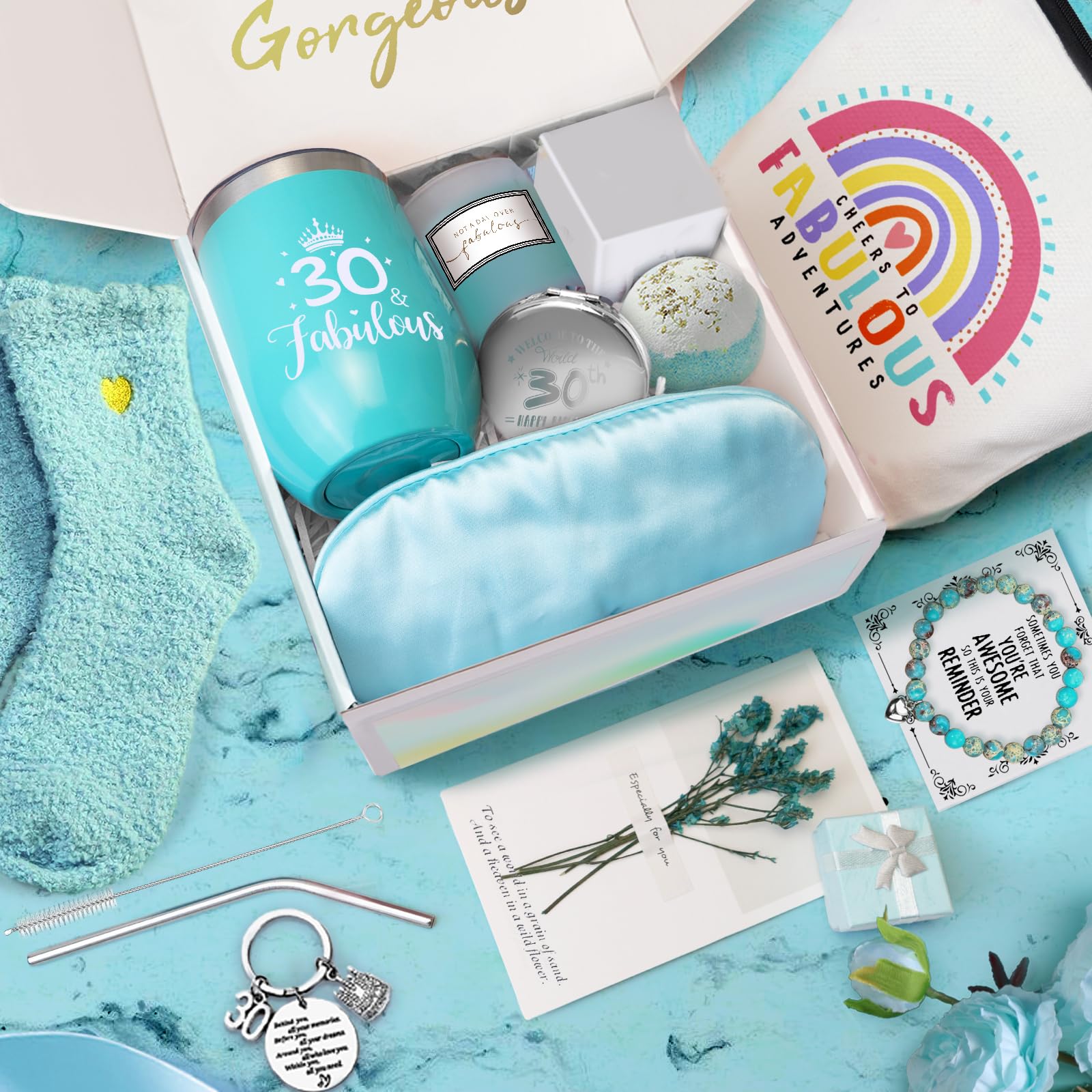 Regalos de cumpleaños número 30 para mujeres, regalos de feliz cumpleaños 30 para sus amigas, mamá, esposa, hermana, compañera de trabajo, juego de vasos para mujeres de 30 años nacidas en
