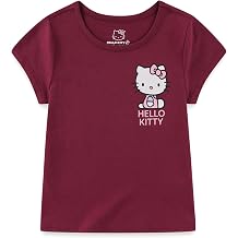 Hello Kitty Sanrio Girls Short Sleeve T-Shirt for Big Kids