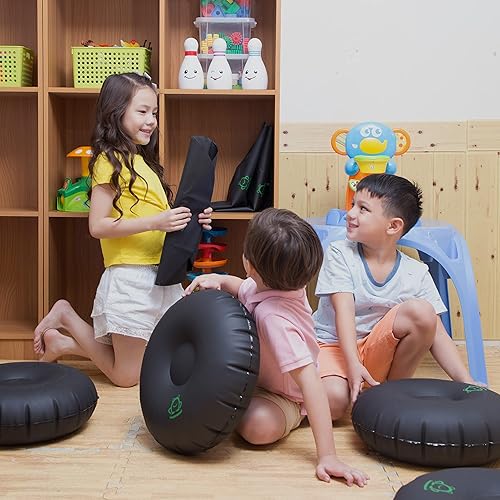 Miniatura 7 de LILYPAD Wiggle Asiento para niños sensoriales  Asiento apilable y flexible para aula primaria, escuela secundaria o aprendizaje en casa  Asiento