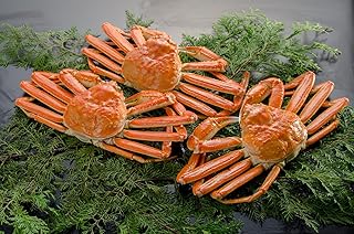 本ズワイ蟹 3尾 総量1.3kg前後 ボイル済 姿 かに カニ