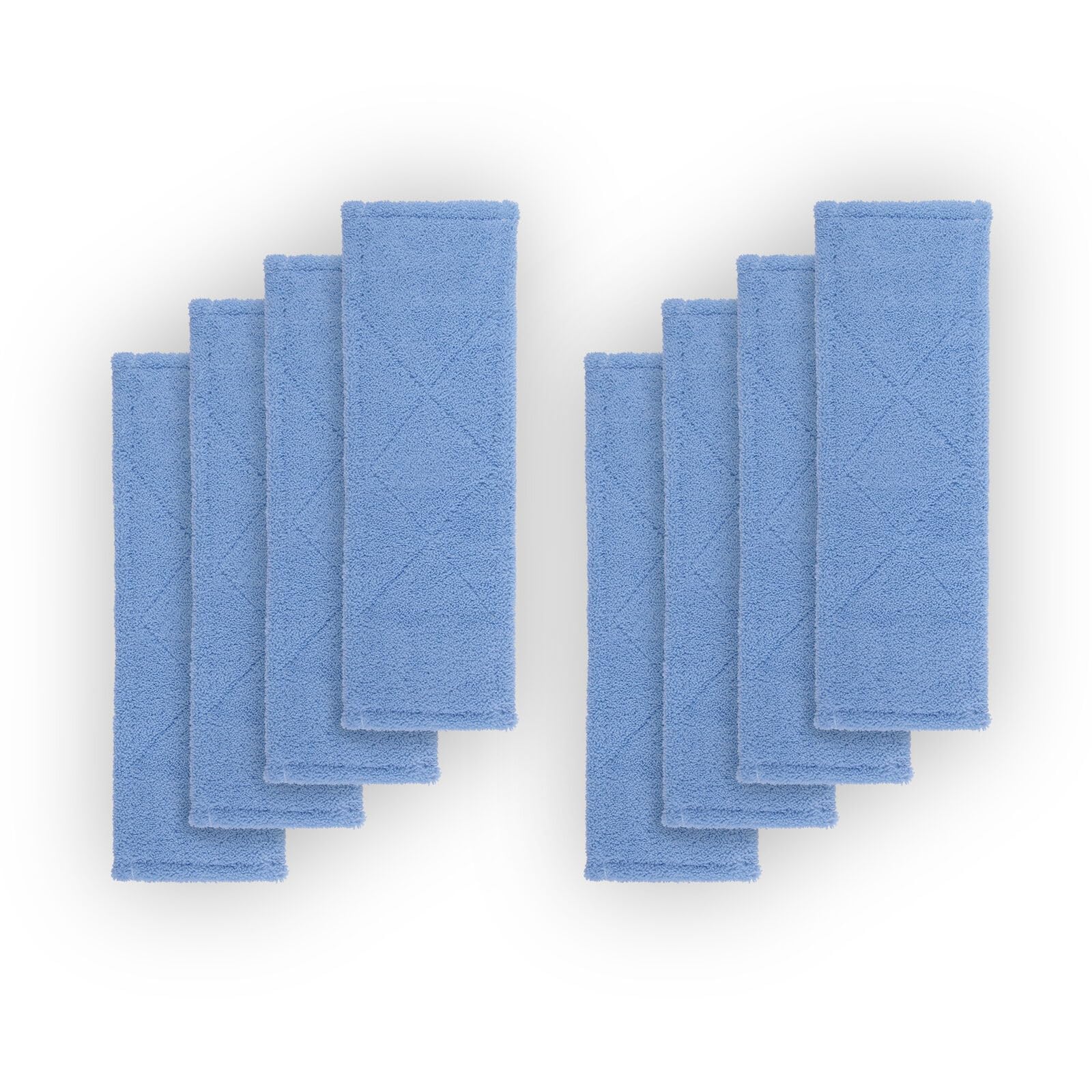 Rivestimento di ricambio per lavapavimenti (4 pezzi) – 40 cm – Rivestimento in ciniglia per tutti i comuni supporti pieghevoli – Rivestimento per tutti i tipi di pavimento