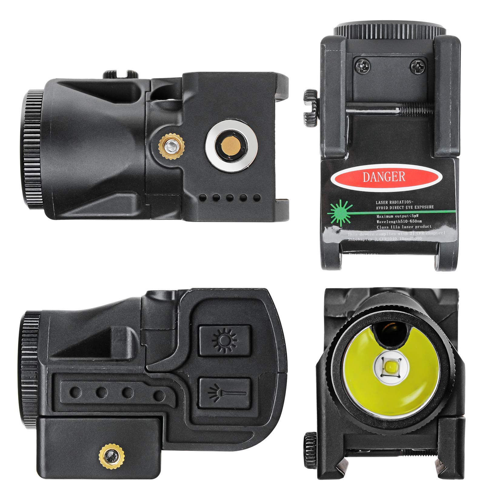 Flashlight Laser Sight Green Laser and Light Combo