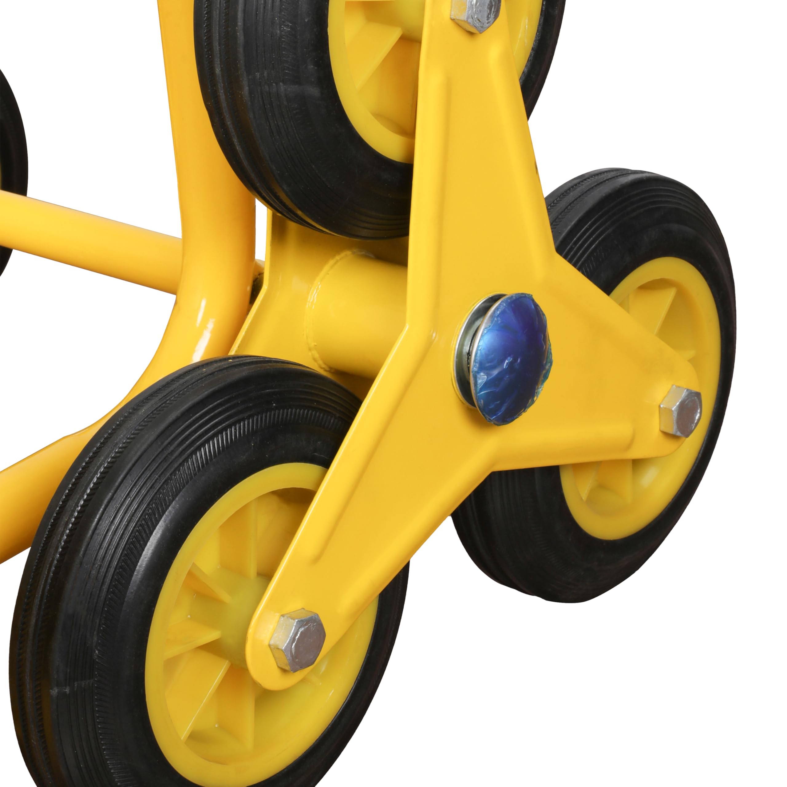 Stanley FT521 Diable Pliant - Chariot de Transport avec 6 Roues de Diable - Max. Capacité de Charge 120KG - Métal - 68 x 49 x 113 CM - Pliable