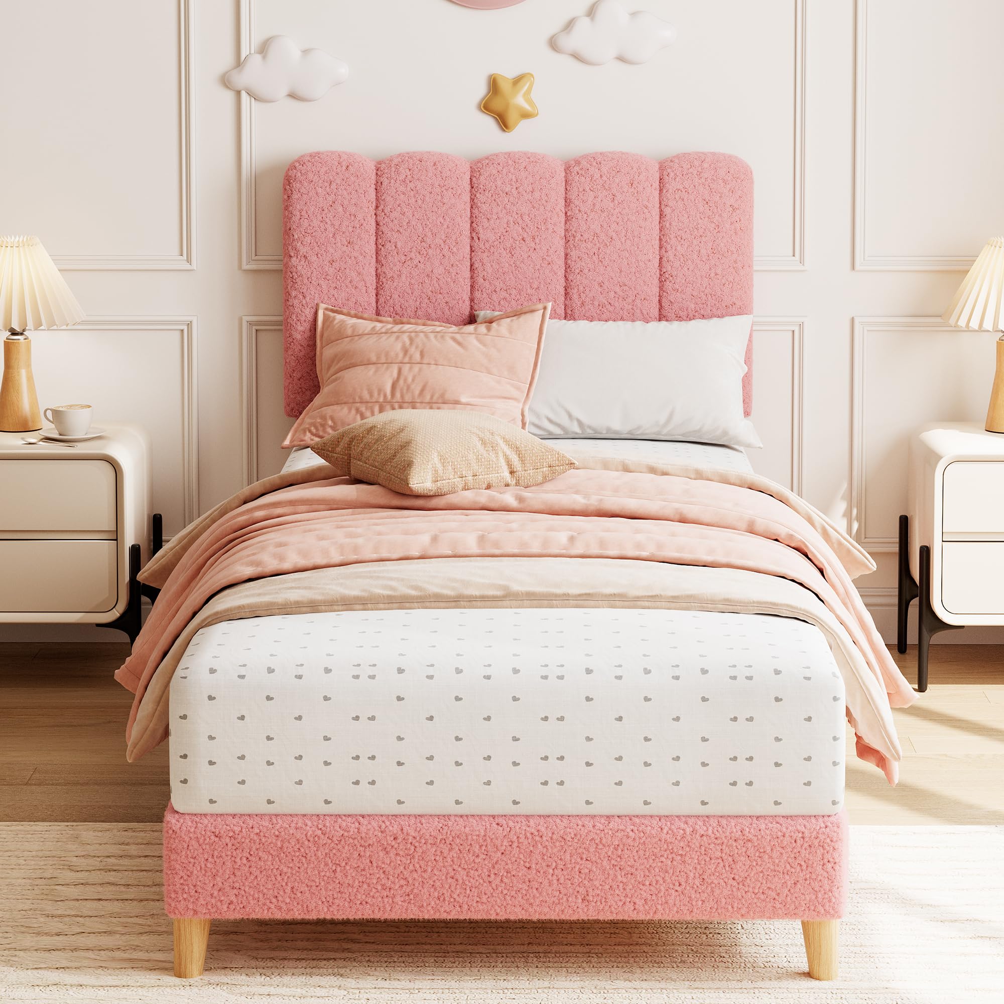GarveeHome Twin Bed Frame