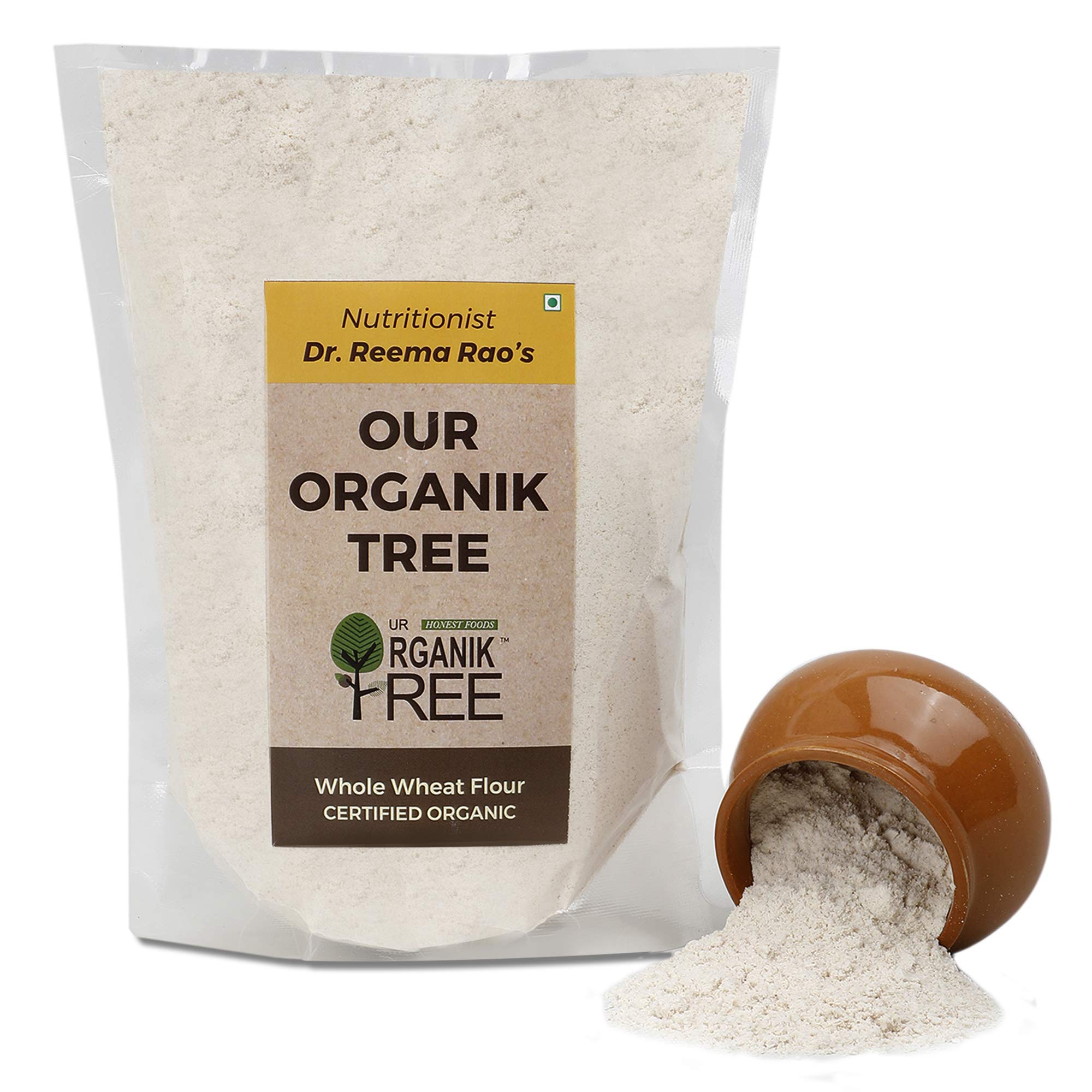 100 % organic Wholewheat Flour 800 Gms (28.21 OZ)