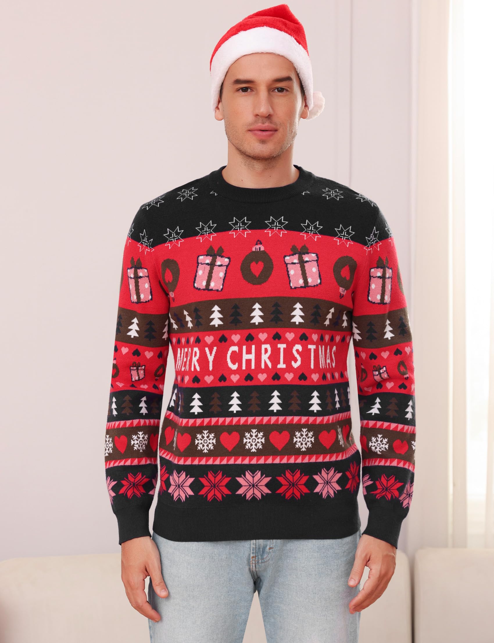 Maglione Natalizio Albero Di Natale Navy - Uomo | Happy Seasons
