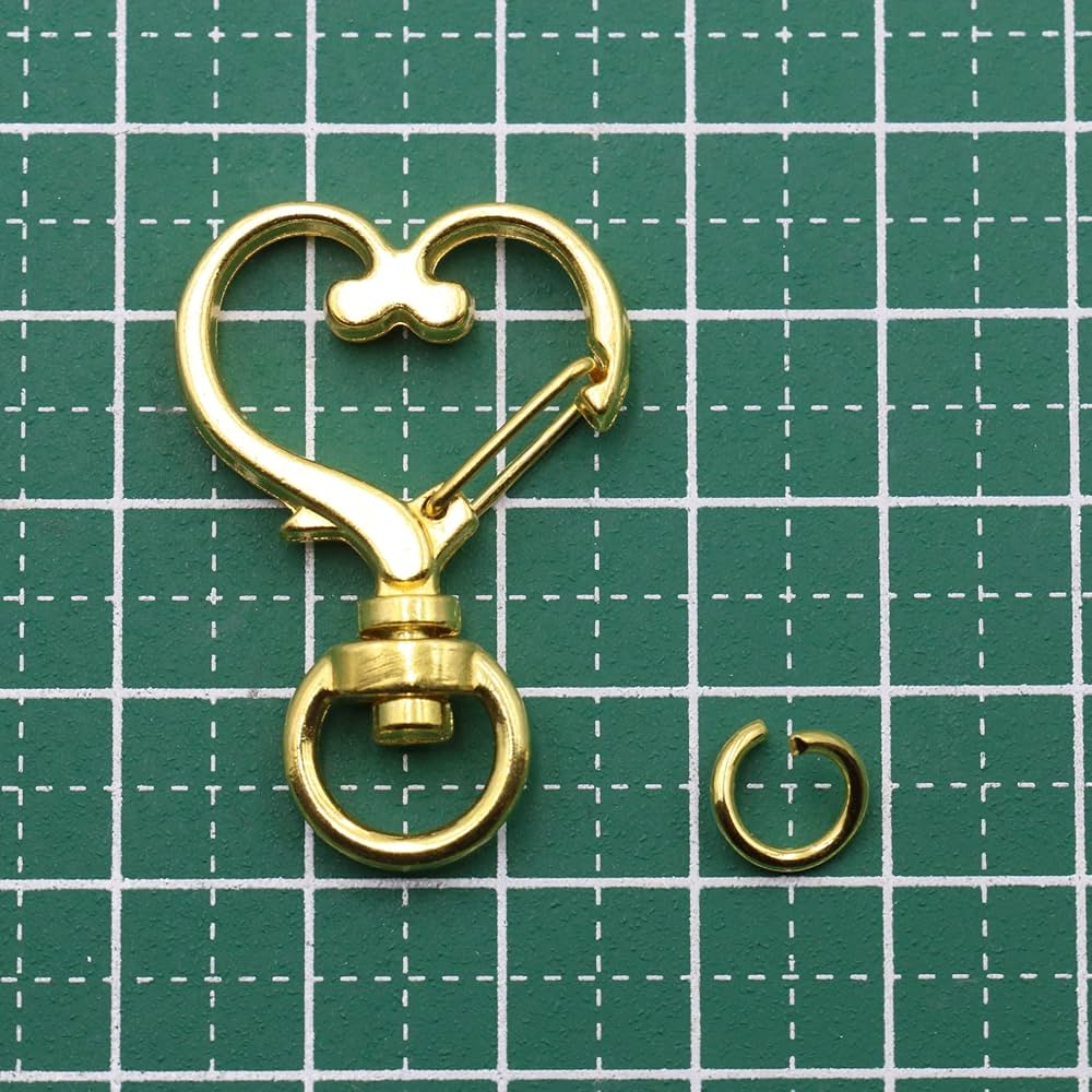 Amazon.co.jp: [KUKU工房] ハート型ナスカン 回転式