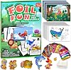 XHX Art & Craft Activity - Foil Fun, No Mess Art for Kids, Craft Kits & Supplies, DIY Creative Activity, Gifts for Boys & Girls Ages 4, 5, 6, 7, 8, 9, Travel Toys Animal
