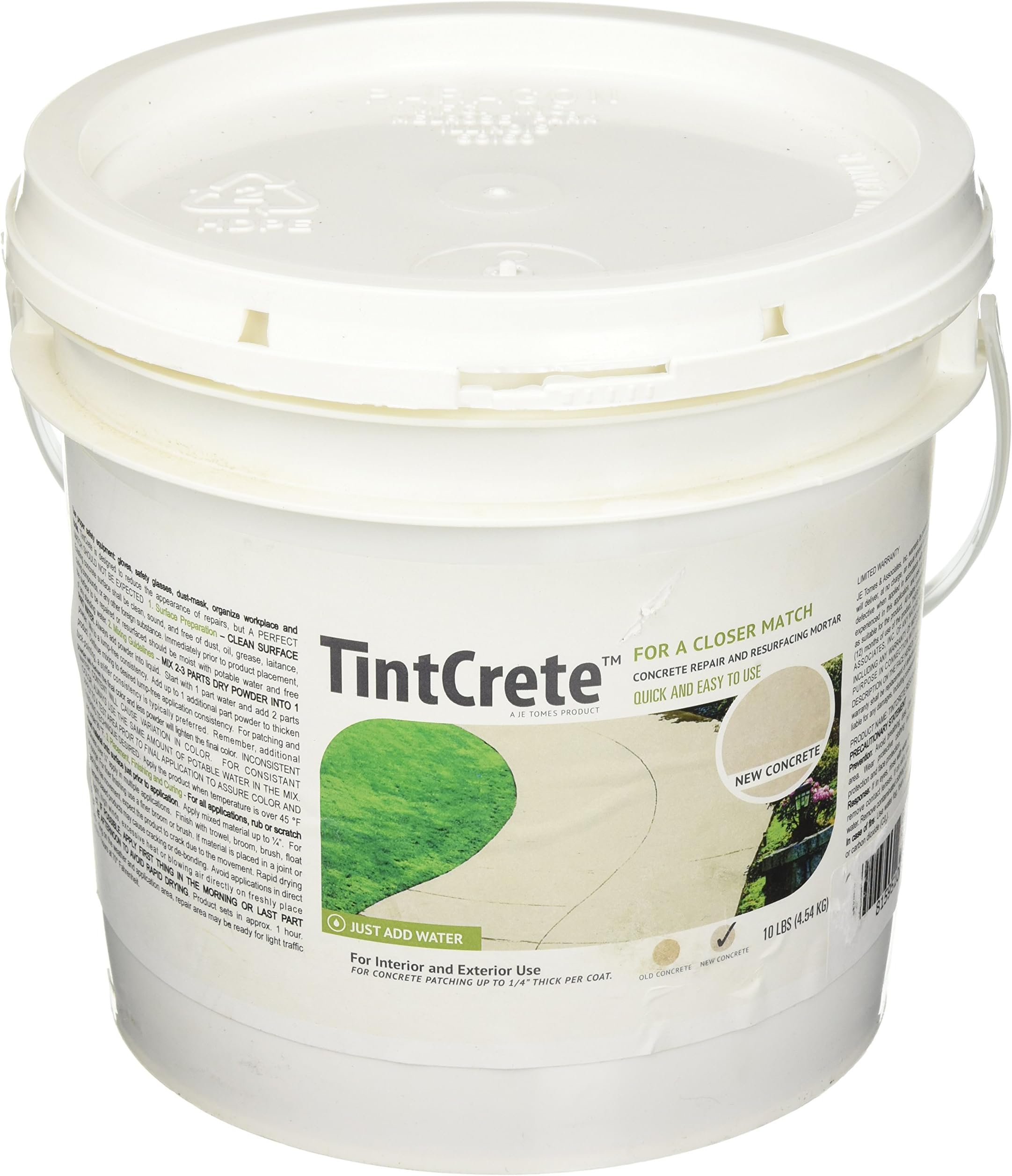 TintCrete TC-DLC-101 Resurfacer - New Concrete, 10 lb