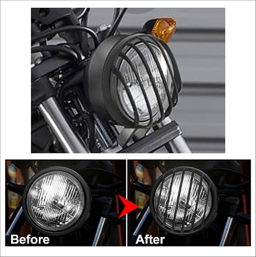 Amazon | ホンダ レブル 250 / 500 / 1100 適合 ヘッドライト