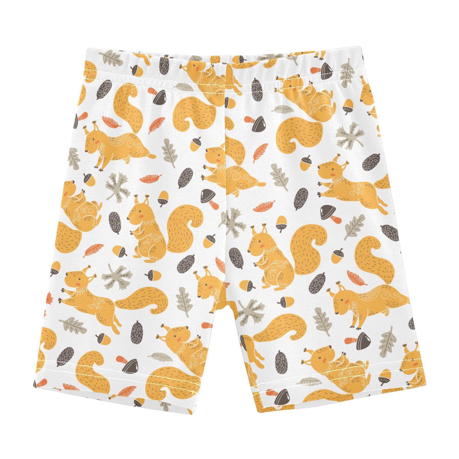 JHKKU Girls Squirrel Shorts Cotton Cartwheel Bike Kids Biker Under Dress Dance Short Girl Clothes 8Y