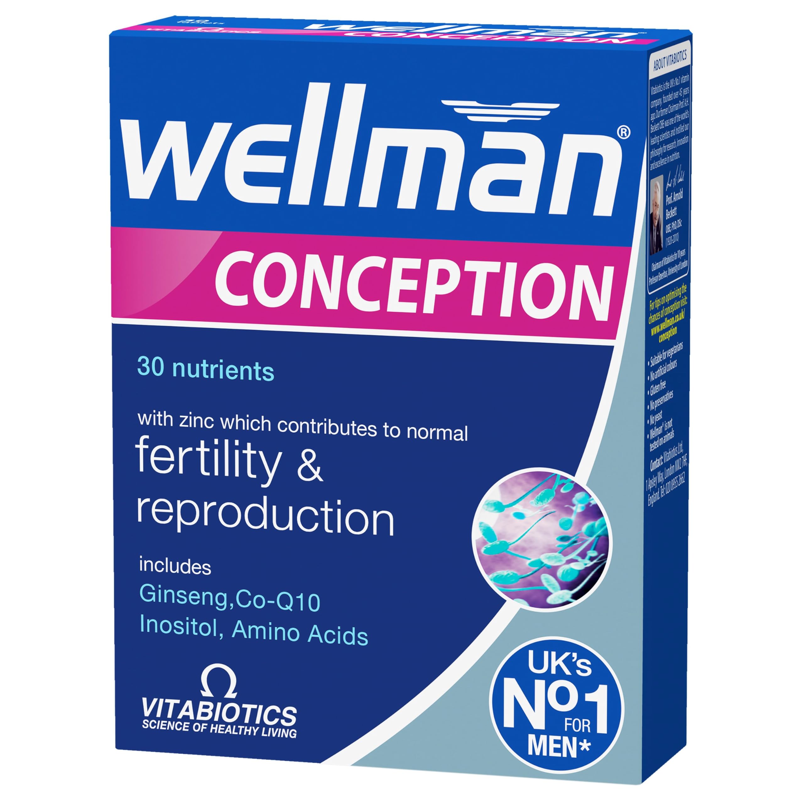Vitabiotics Three Packs Of Wellman Design by Vitabiotics
