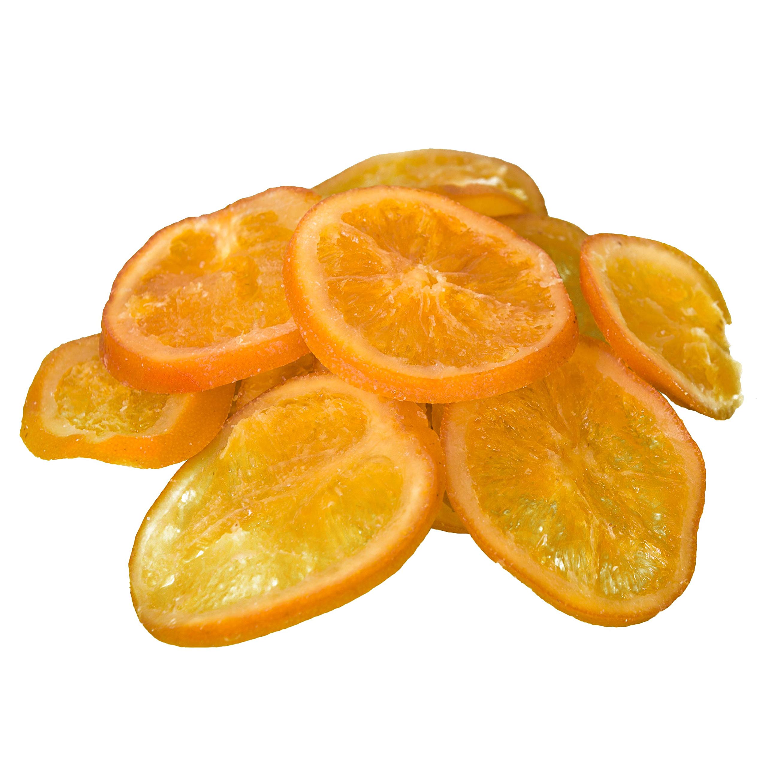 NATURA D'ORIENTE – Arancia Disidratata a Fette 1000g | Fette di Arancia con Zucchero di Canna | Guarnizione per Cocktail, Dolci | Snack Fruttato Agrumato.