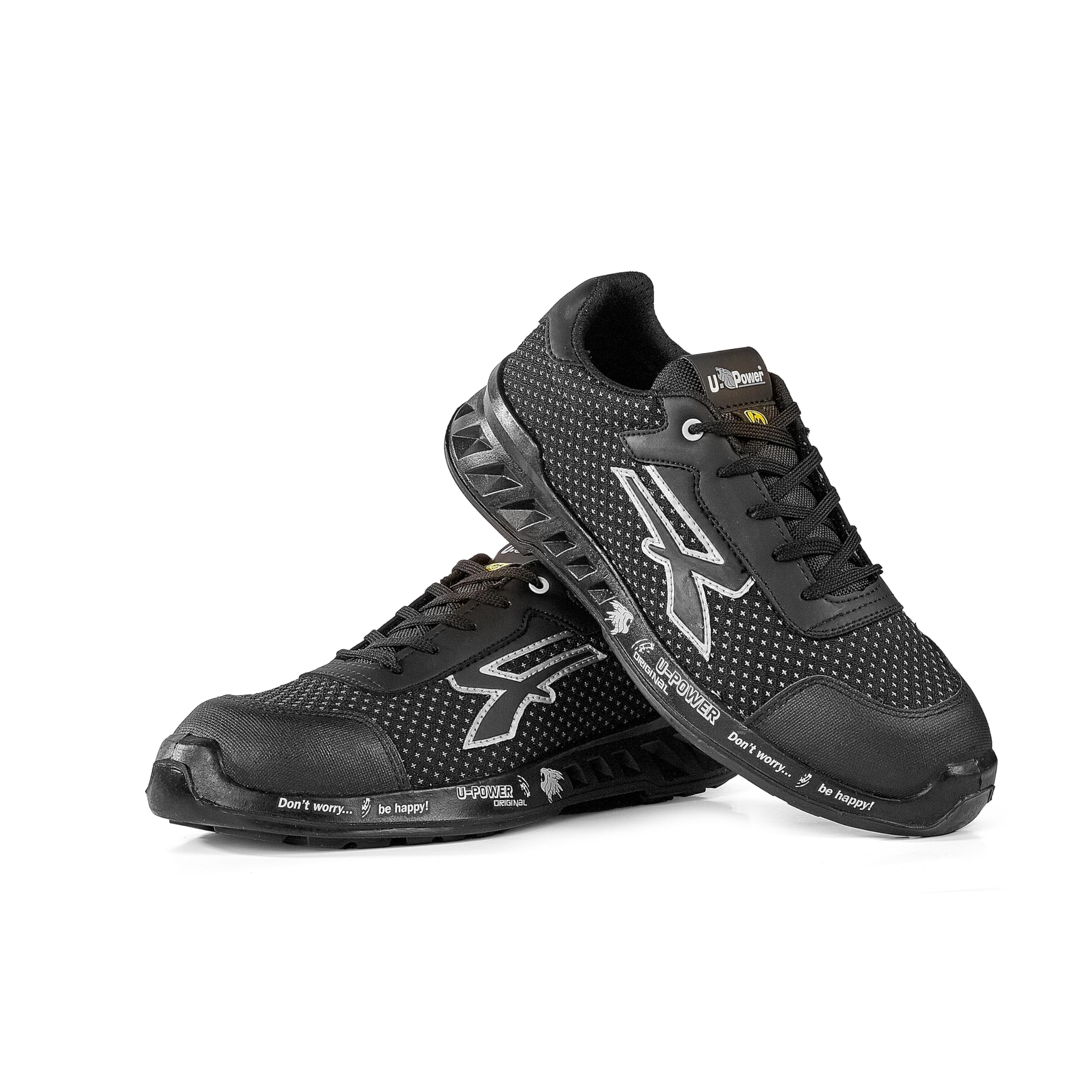 U-POWER | Scarpe Antinfortunistiche Basse Logan S ESD S3S CI FO SR, Puntale in Alluminio e Antiperforazione Tessile No Metal