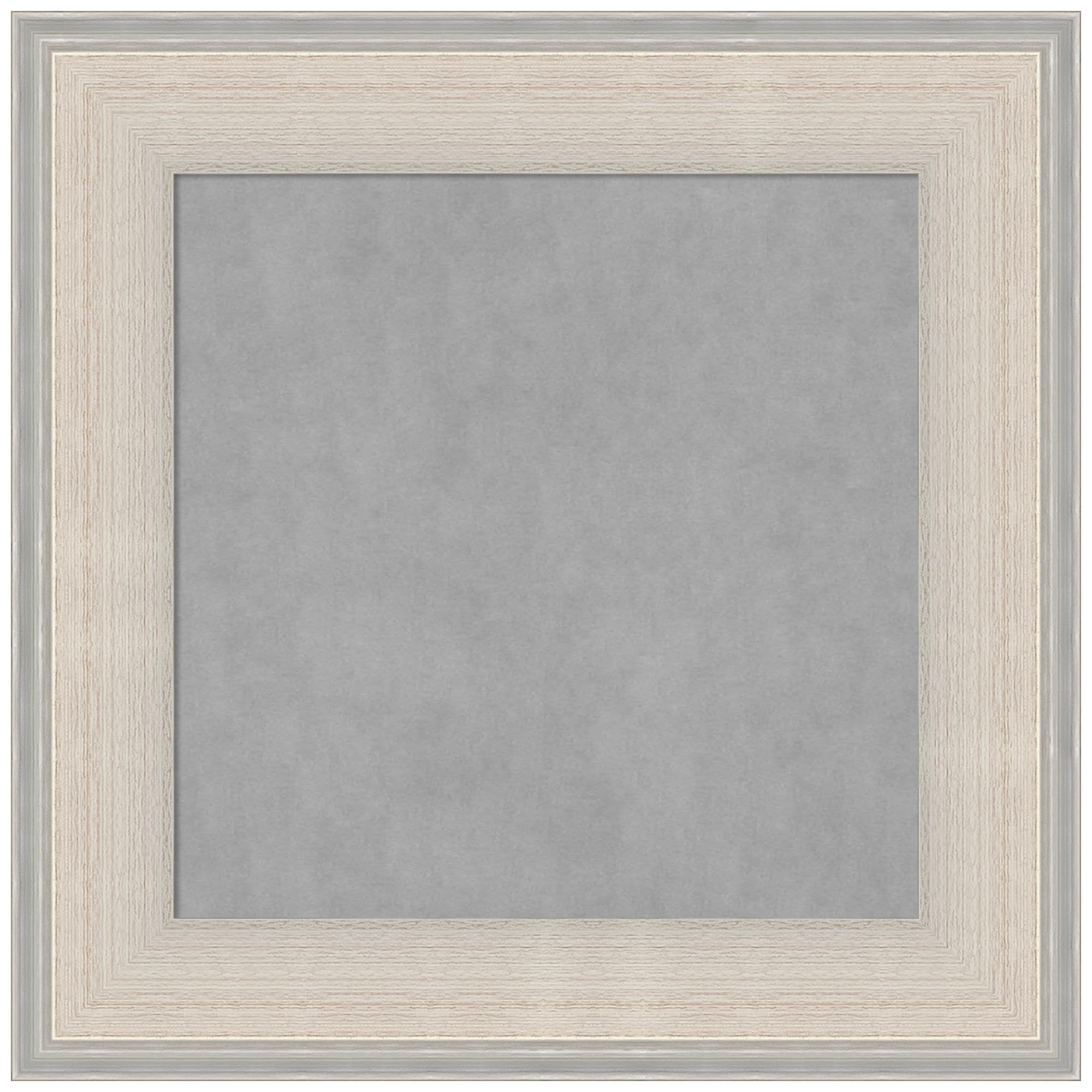 Amanti Art White Framed Magnetic Board 16x16 X-Small Vision Board for use with Magnets, 100% Metal Sheet to Display Items as Office Decor or for Home Organization in mudroom, Kitchen or Kids Room
