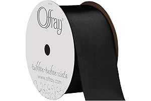 C.R. Gibson Black Ribbon: A Versatile Embellishment for Crafting, Gift Wrapping, and More