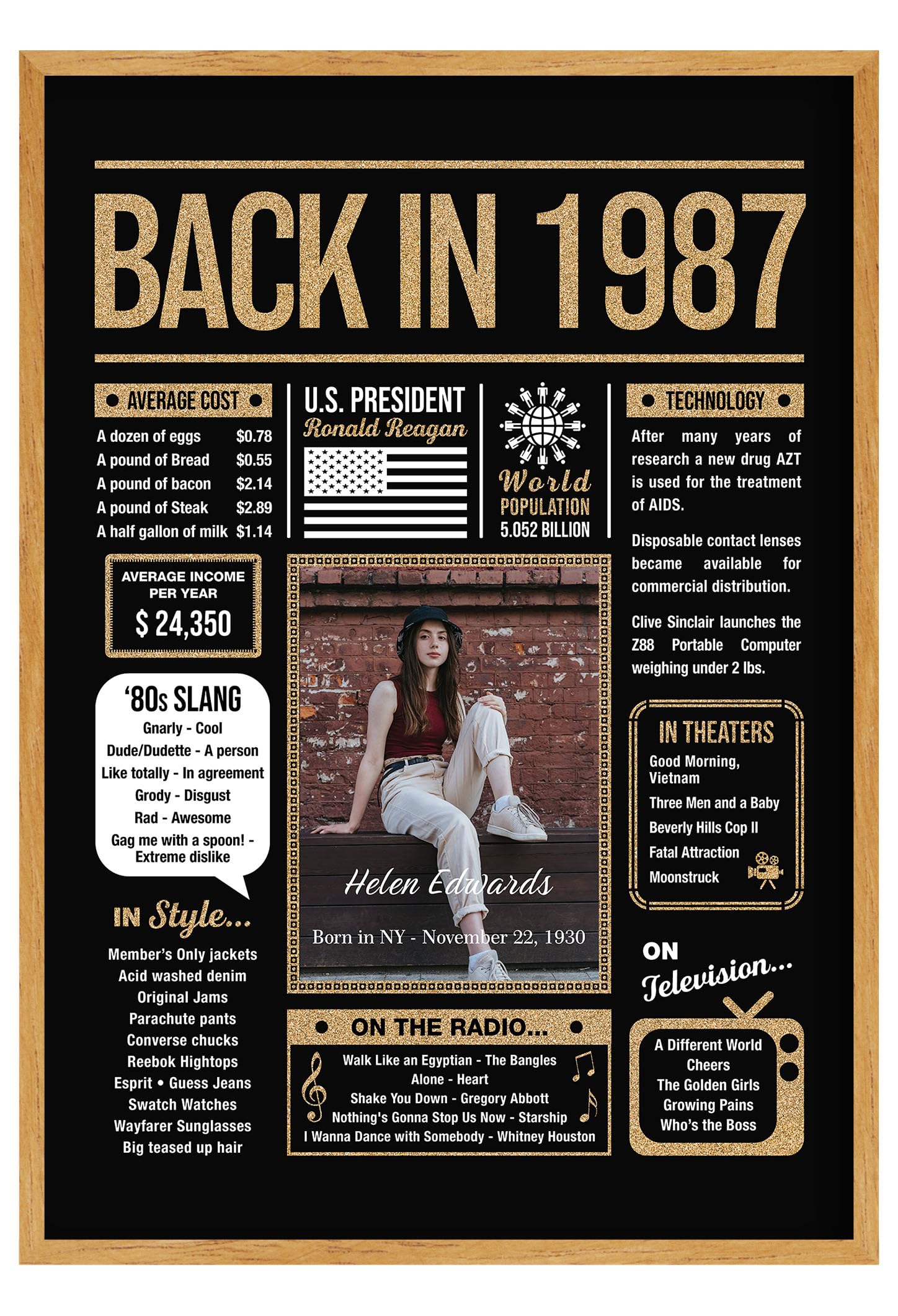 Classic Retro 1987 - 38th Birthday Shirt For Men | Funny Gift Idea - View #8