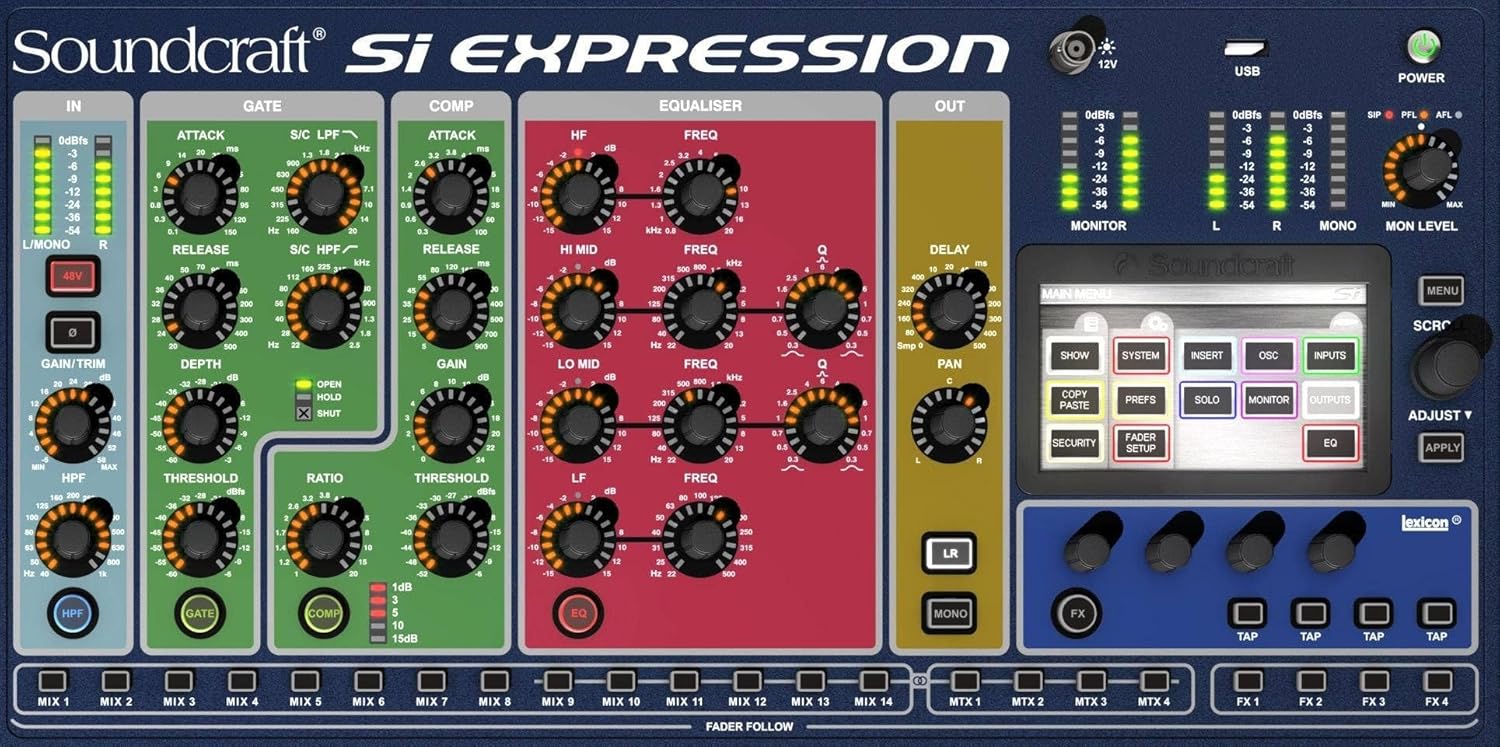 Soundcraft Si Expression 2 Digital 24-Channel Live Audio Mixer Console