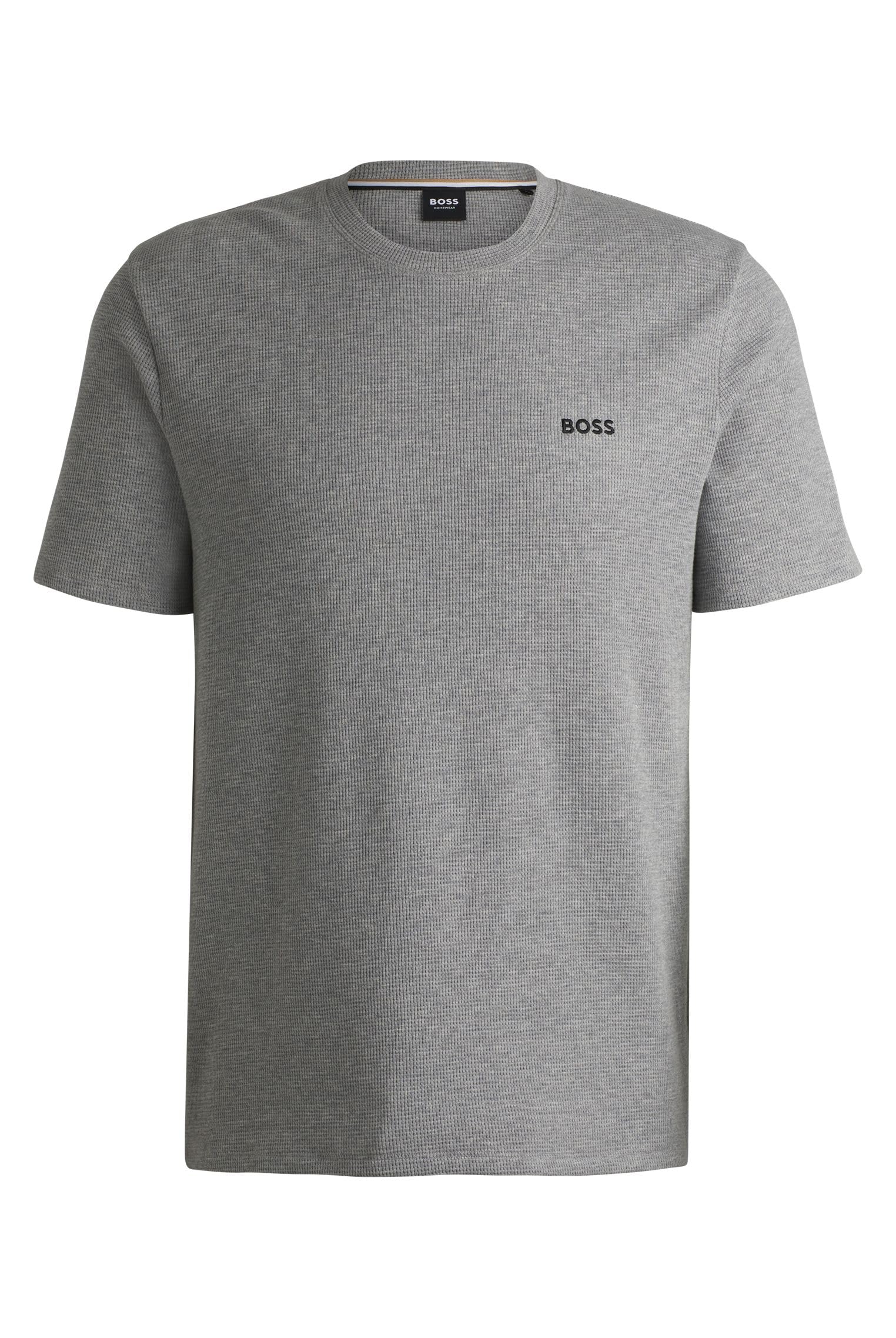 BOSS Mens Waffle T-Shirt 10269584 01 Medium Grey L