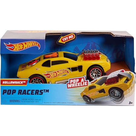 Amazon Hot Wheels Poppin Wheelie Cars Hollowback ミニカー ダイキャストカー おもちゃ