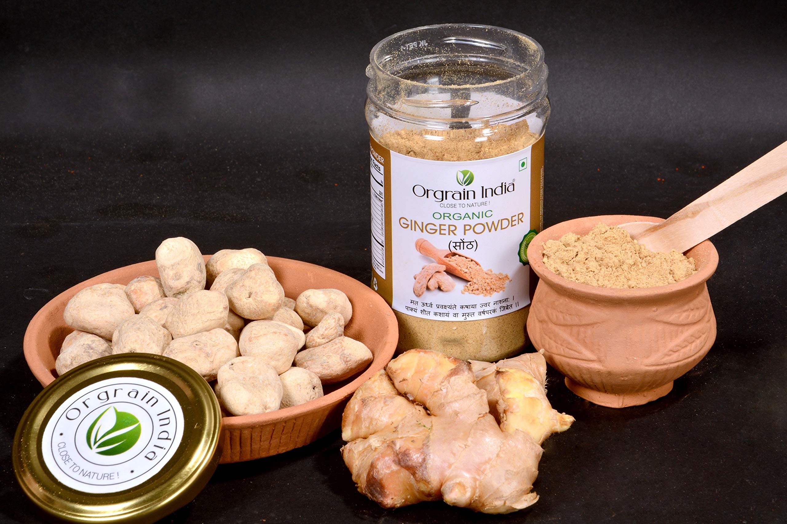 Orgrain India Organic Ginger Root Powder 100g | Pure & Natural | No Preservatives | Low Sodium | Perfect for Smoothies, Teas, Baking & Cooking | Handpicked from Sustainable Farms 3