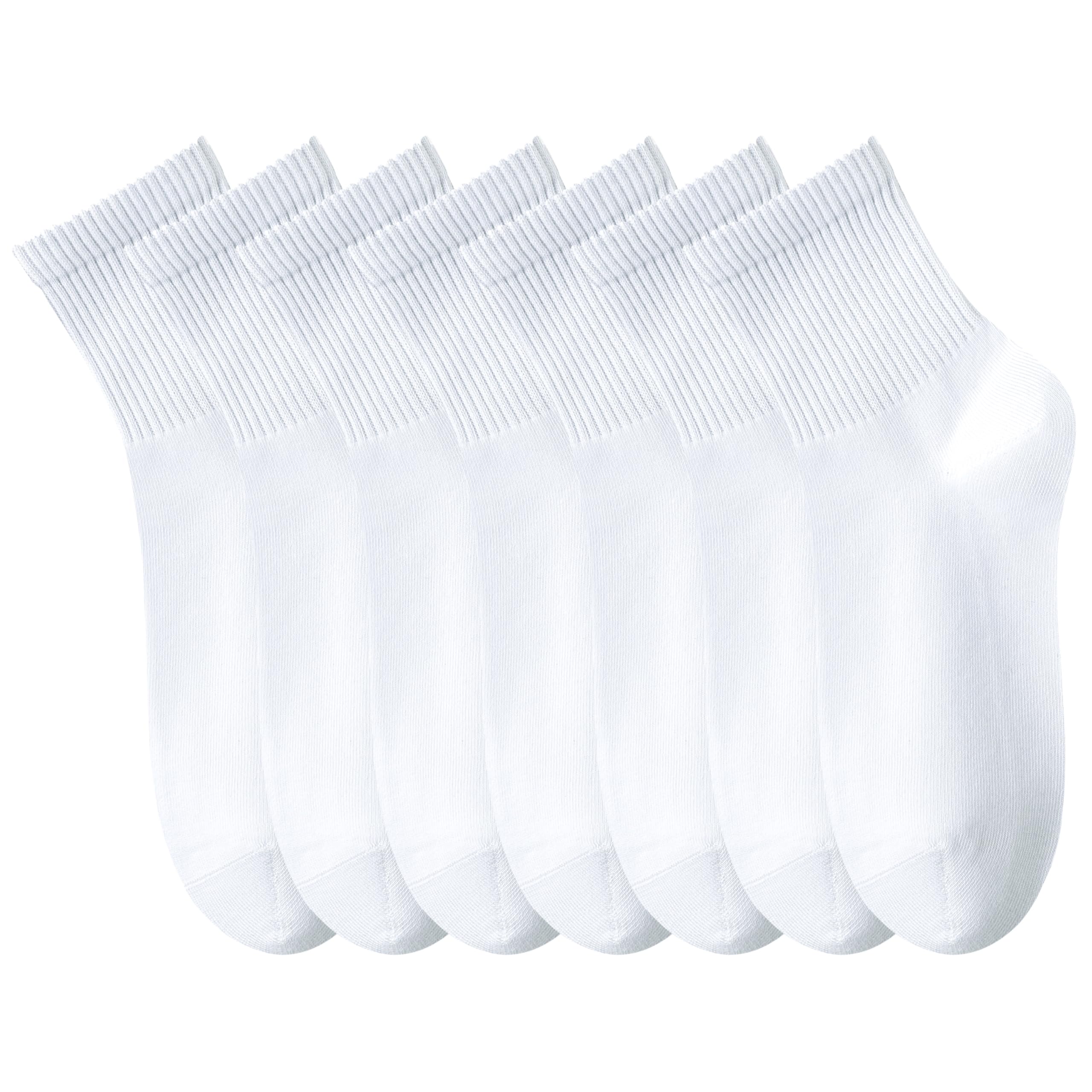 Women's Cotton Quarter Crew Socks