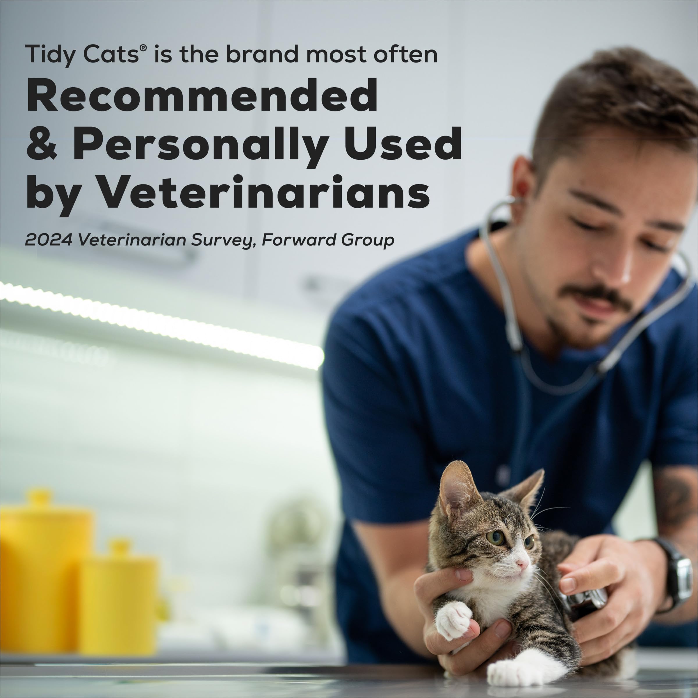 Purina Tidy Cats Arena para Gatos, fórmula de Control de olores para Gatos con Robot aglutinante, Caja de 22 Libras