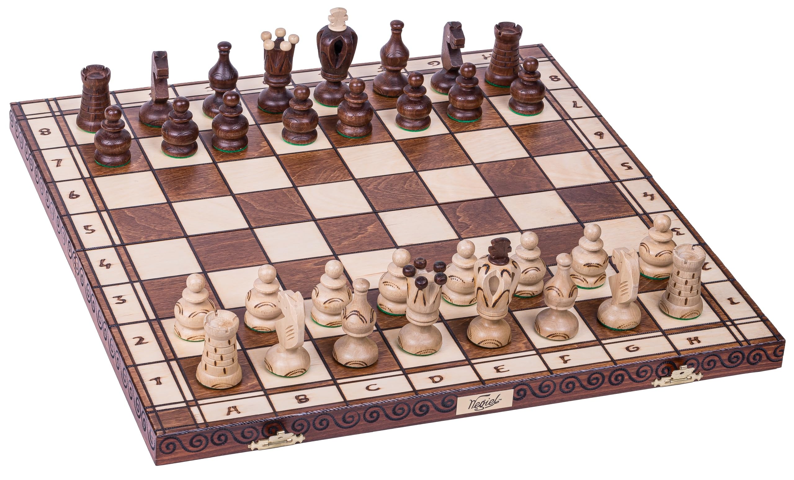 Jeu D'Échecs En Bois, Pliable Échiquier Magnétique, Jeux Echec En Bois Jeu D'Échecs En Bois, Pliable Échiquier Magnétique, Jeux Echec En Bois