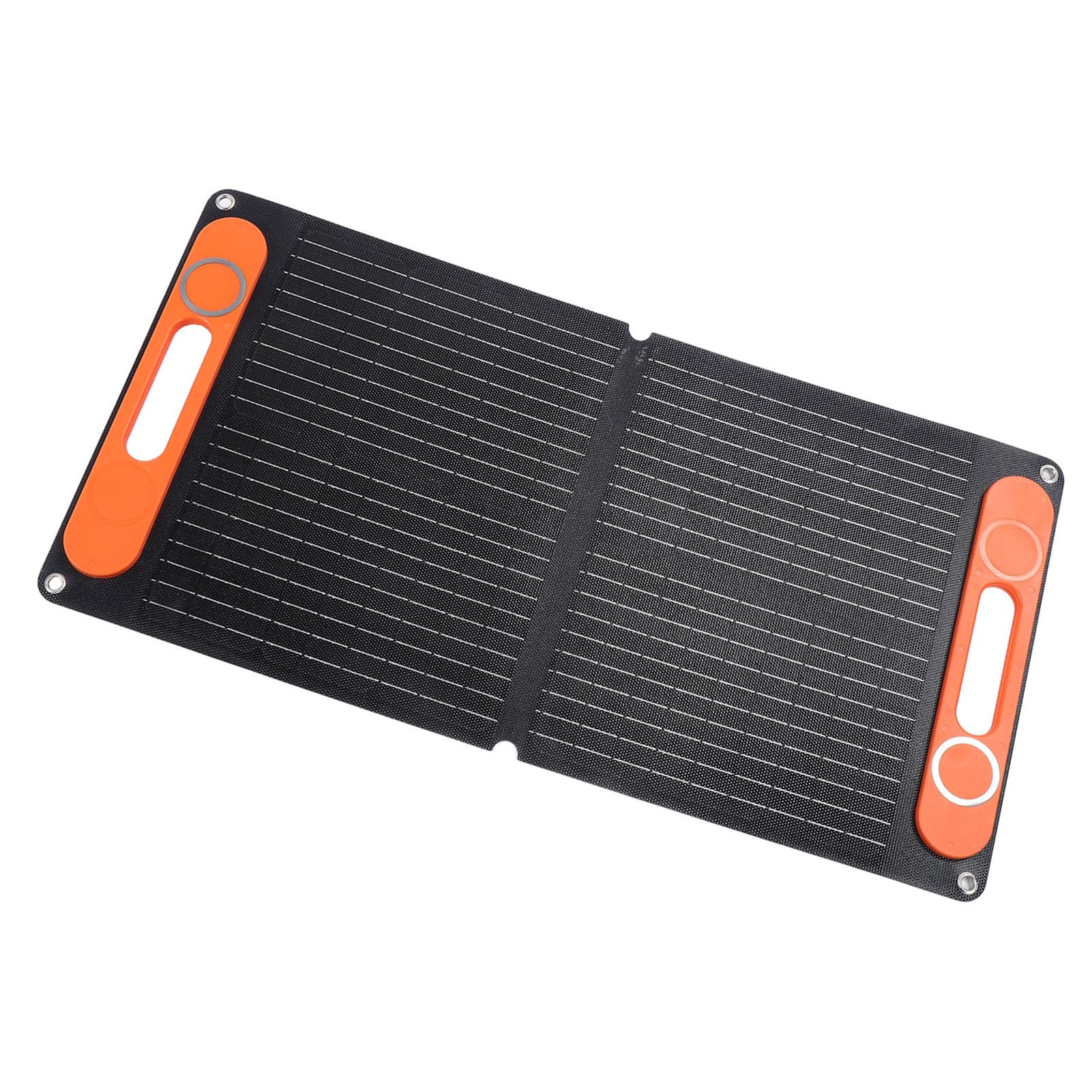 lyrlody 80W Składany Panel Słoneczny, Klemmy Akumulatora Podwójne USB
