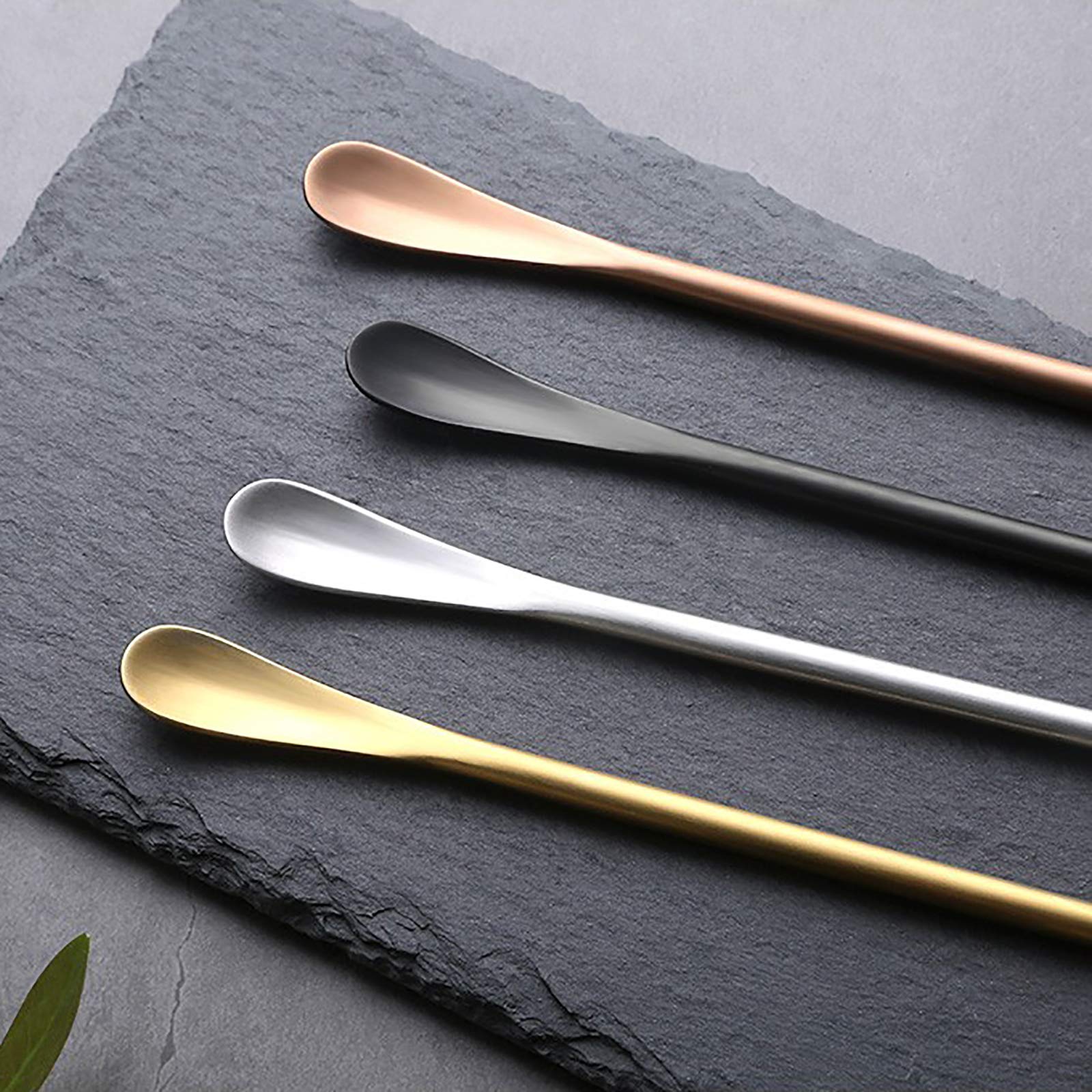 8er Set Mini-Löffel Aus Edelstahl - Praktische Espressolöffel Für Gewürze & Kaffee