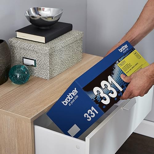 Miniatura 5 de Brother Genuine marca nombre, TN331Y OEM Yellow Toner Cartridge (1.5K YLD) para impresoras HL-L8250CDN, HL-L8350CDW, HL-L8350CDWT, MFC-L8600CDW,