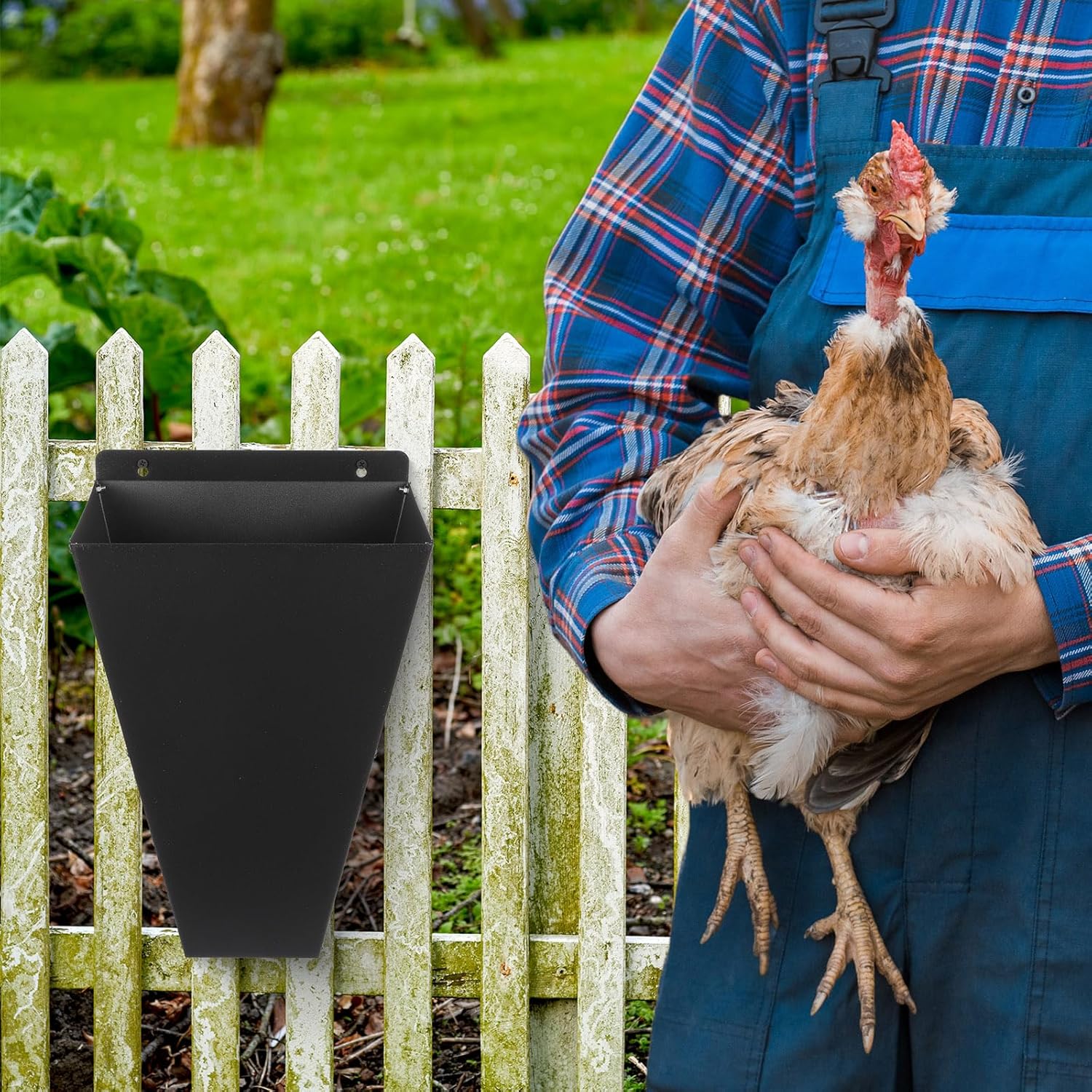 Poultry Processing Equipment Set Include Chicken Cone, Clear Heat Poultry Shrink Bags With Silicone Straw And Cable Ties Restraining Cones for Chicken Turkey Processing(Large)