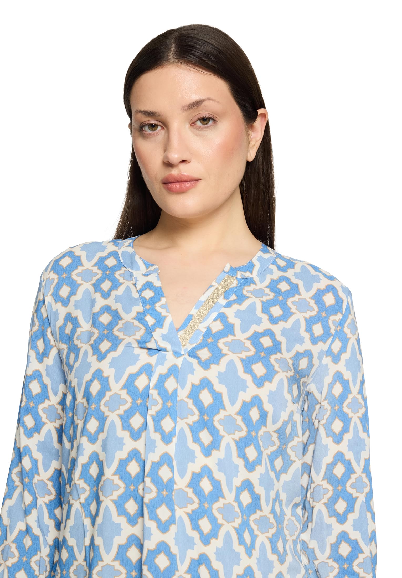 Cartoon Damen Blusenshirt mit Muster
