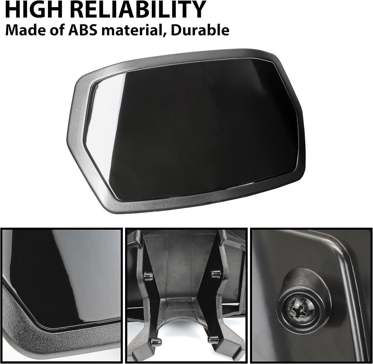 SAUTVS Plastic Gauge Spoiler for Can-Am Ryker, Black Gauge Spoiler Kit for Can Am Ryker 600 900 Sport & Rally Edition All Models Accessories (1PC, Replace #219400818)