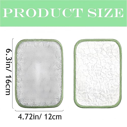 Miniatura 2 de Trapos multiusos de alambre para lavar platos en seco y húmedo, reutilizable y mejorado de lana de acero de 2 capas, trapos multifuncionales para