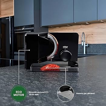 Affettatrice Elettrica Ritter E16 Duo Plus - Made In Germany, Con Lama Ondulata E Liscia
