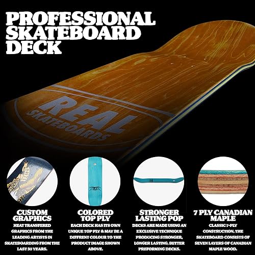 Miniatura 4 de Anti Hero - Tabla de monopatín con forma de águila azul Meanie 8.75 x 32.55 pulgadas, azul marino