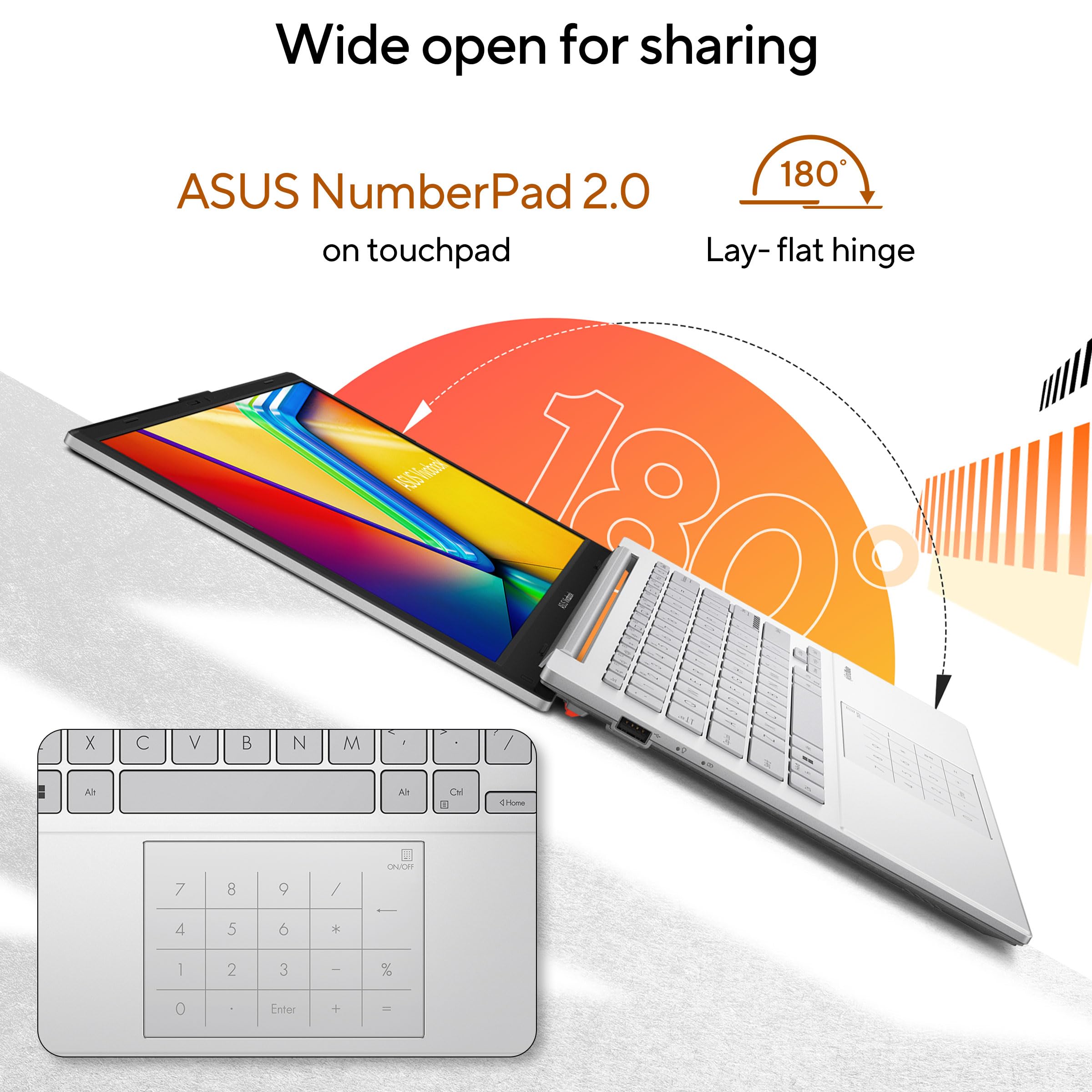 ASUS Vivobook Go 14 (2026),AMD Ryzen 3 30 Processor,AMD Radeon iGPU,8GB RAM,512GB SSD,FHD,14" (35.5 cm),Windows 11,M365 Basic(1Y)* Office 2024,Cool Silver,1.38 Kg,E1404FA-EB1224WS,Thin & Light Laptop — Amazon image 7