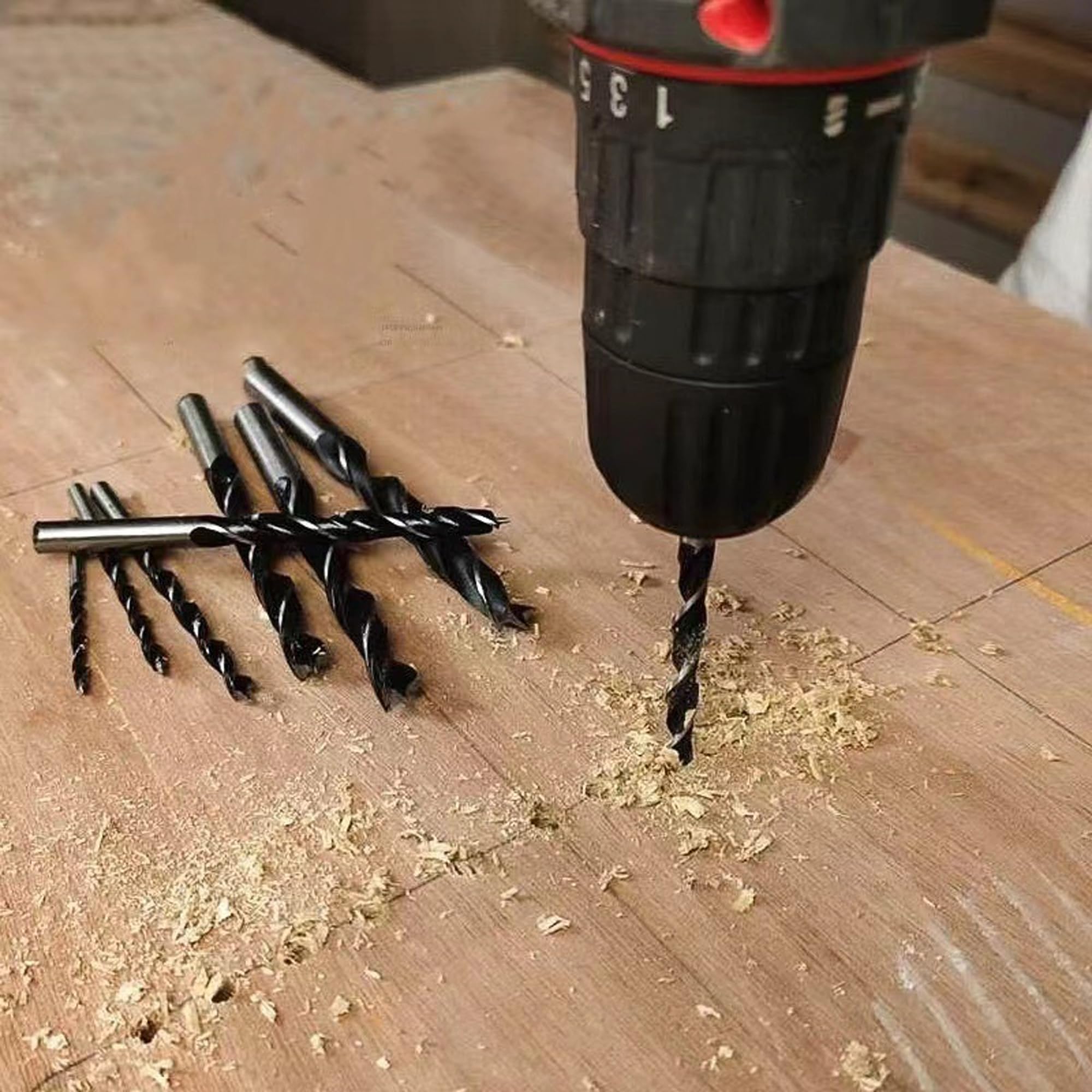 10 punte per trapano a punta conica, bordo di taglio da 3 mm, punte professionali in acciaio al carbonio, foratura pulita ed efficiente (60 mm)
