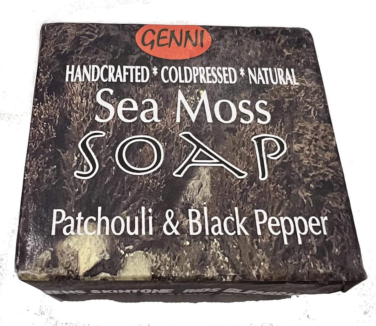 Sea Moss, Patchouli & Black Pepper soap 120g