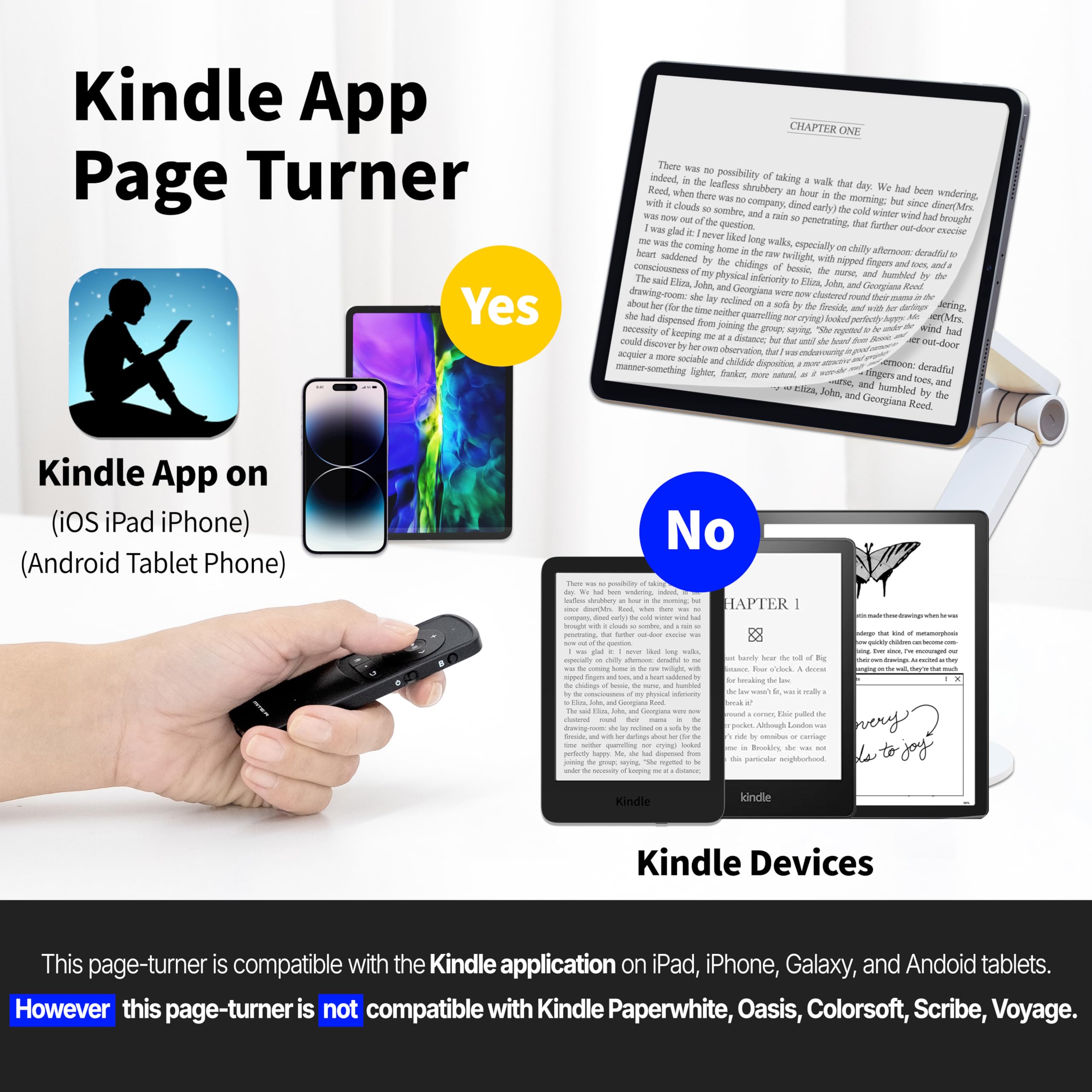 Amazon | Bluetooth リモコン Remote ページめくり 電子書籍用 iPad