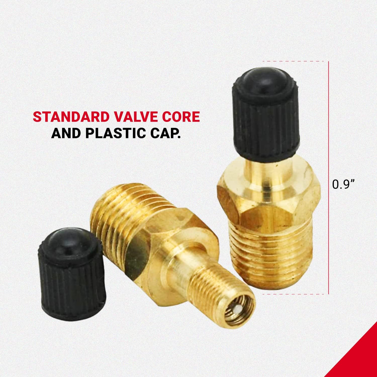 Milton 684 1/8" NPT Tank Valve - Box of 10