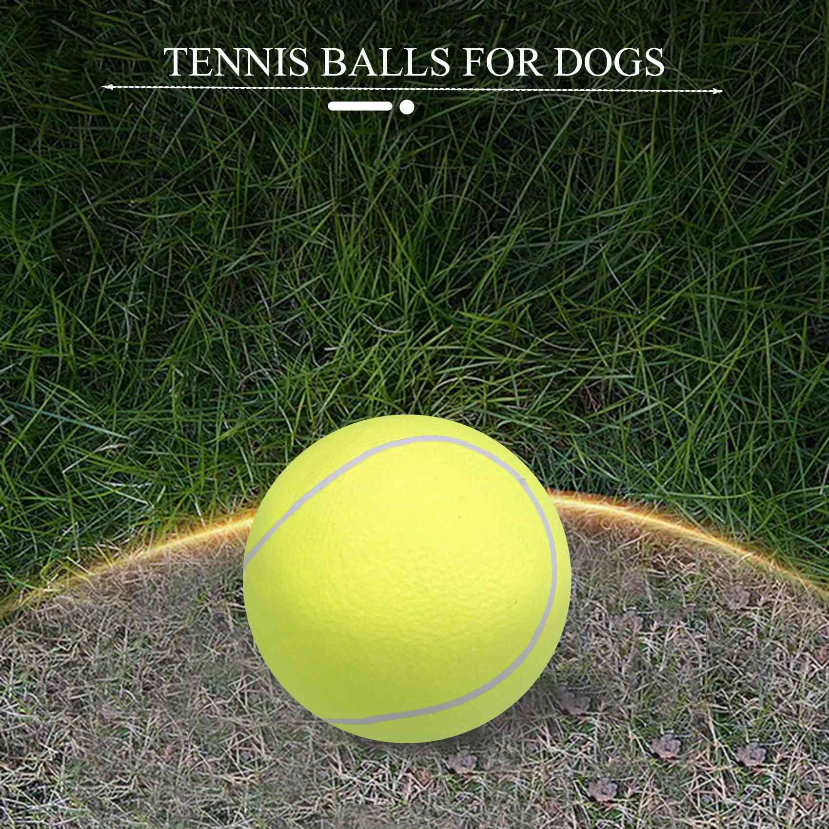 Giant Da Tennis Gonfiabile Da 24 Cm Animali Domestici |Giocattolo Da Masticare In Gomma Premium Il Gioco Allaperto Da 4,11 € | DHgate - Foto 8