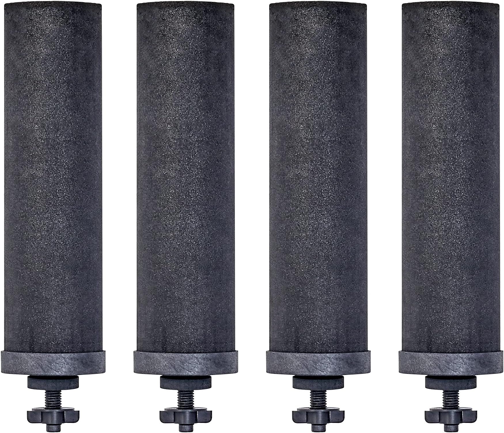 Authentic Black Berkey Elements BB9-2 Filters for Water Systems (Set of 4 Black Berkey Elements)