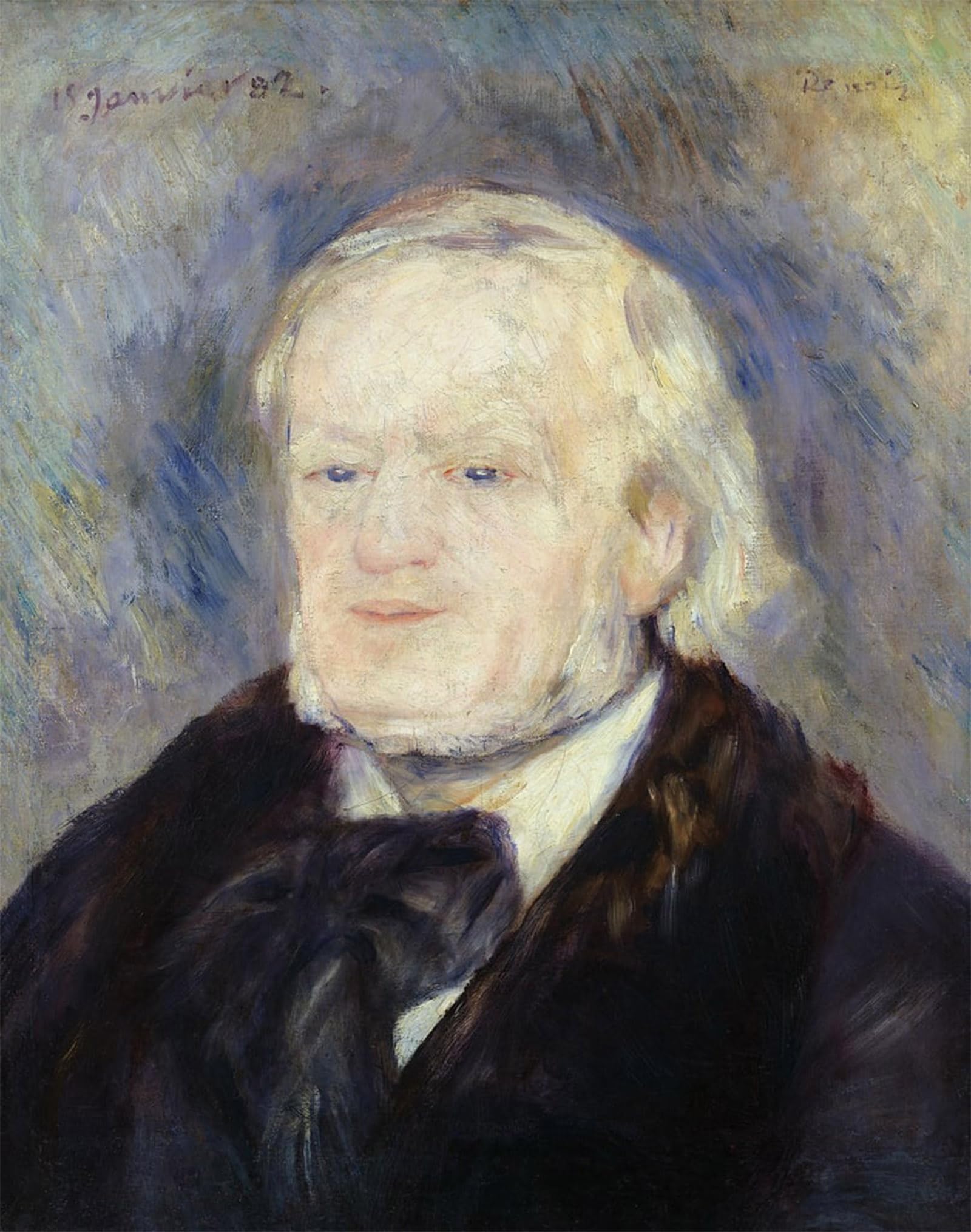 SERENDIPITP Vintage Picture Print on Canvas Wall Art Poster Portrait of by Pierre Auguste Renoir Artwork Print Poster for Wall Decor 60x90cm