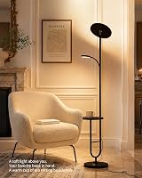 Lampadar LED LuminexDesigns AVEN MF18 pentru sufragerie, cu măsuță și lampă de citit 9