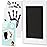 Pearhead Clean-Touch Baby Ink Pad, No Mess Clean-Touch Ink Pad with Imprint Cards, Safe for Skin, Perfect DIY Handprint and Footprint Keepsake for Family - Black, Medium/Large